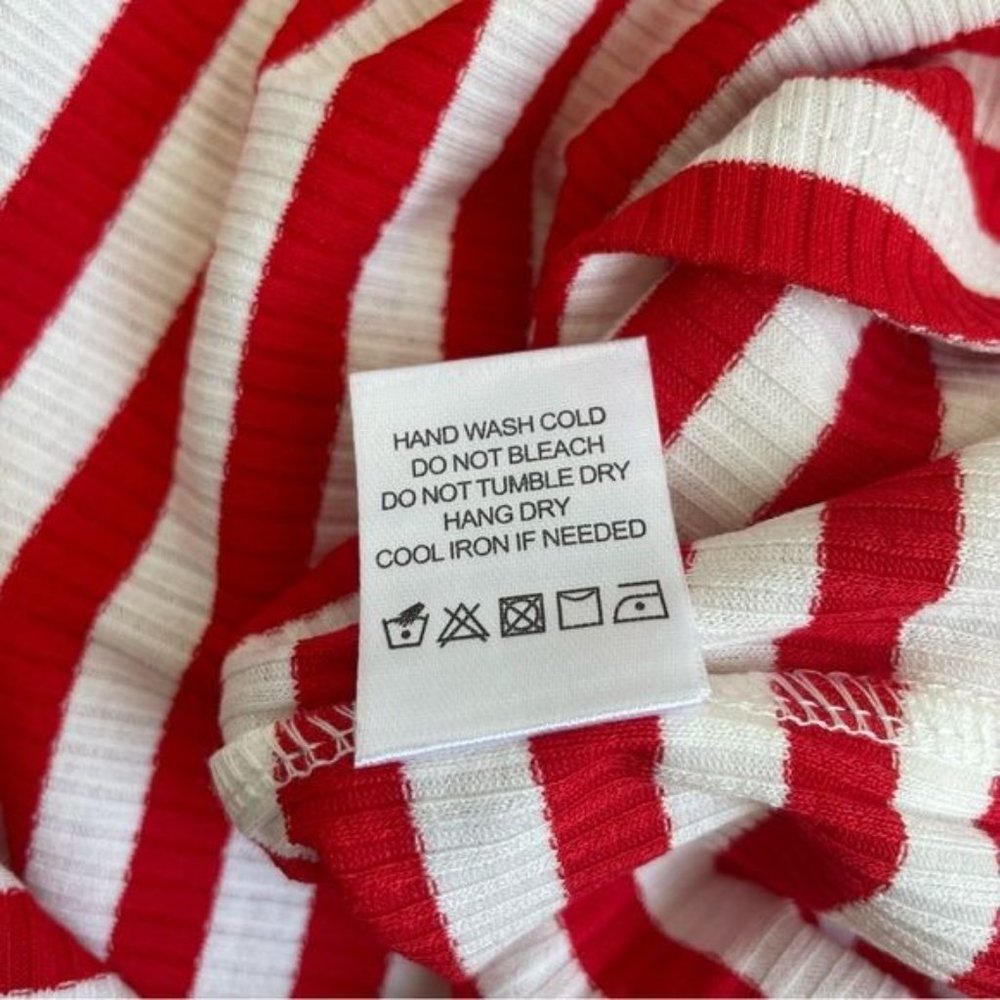 Lovers + Friends Red and White Striped Mini Skirt - Picture 8 of 8